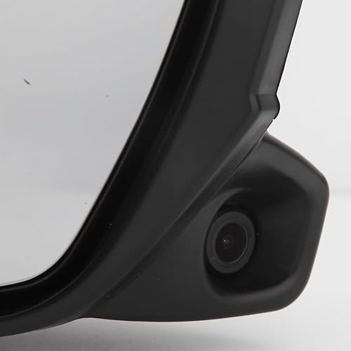 Miniatura 8 de Espejo lateral del pasajero compatible con espejo cívico 2016 2017 2018 2019 2020 con cámara de visión eléctrica calentada (blanco)