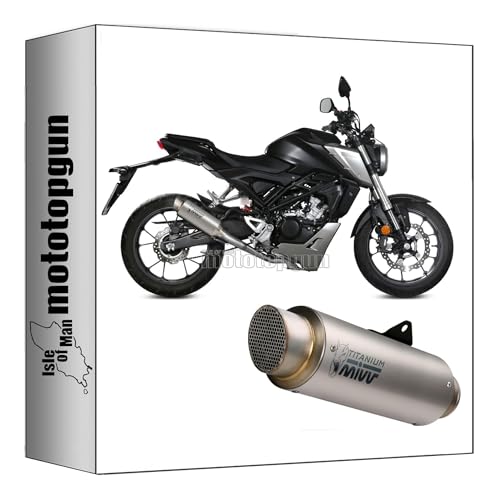 Echappement ligne complete Mivv GP-Pro titanium allegé pour Honda CB125R