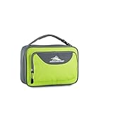 High Sierra Single Compartment Lunch Bag, Lime/Slate