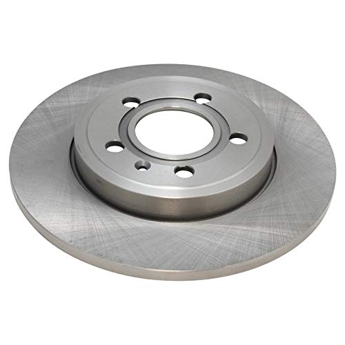 Image of TRQ Rear Brake Pad and Rotor Set Ceramic Compatible with 2009 Audi A4 A4 Quattro