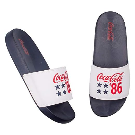 Sandália Coca-Cola, Slide Stars 86, Marinho/Branco, Masculino, 38