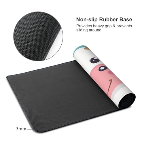 Tapis de souris de jeu pour clavier d'ordinateur protégeant la table