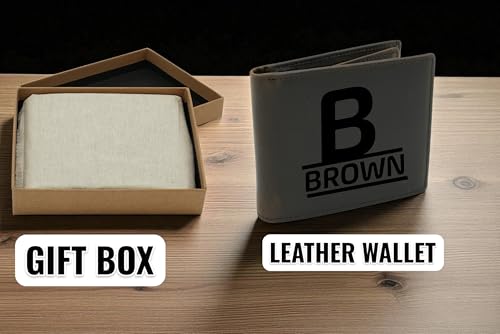 Custom Wallet for Men Personalized Engraved for Men Ideal Gift for Father (Black)3