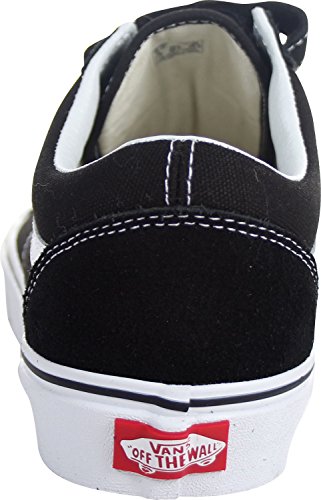 Vans Vans Adult Unisex Old Skool V Shoes, Size 9.5/11, Color (OIU) (Suede/Canvas) Black/TRWHT