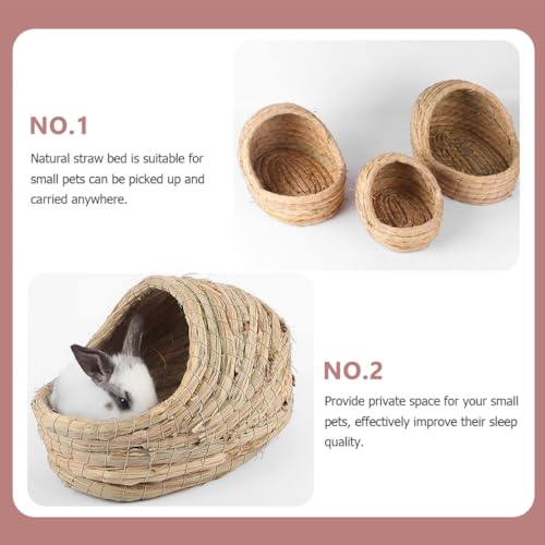 Litière de paille pour hamster et accessoires pour petits animaux