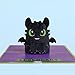 Lovepop How To Train Your Dragon Plushpop Soft Animal Pop-Up Card for Her - 3D Greeting Card for Mom, Wife, Women - Fiercely Claw-some - 6