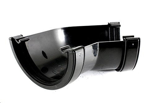 tufflexMarshall Half Round Gutter 112mm 135 degree Angle RWA2 (BLACK)