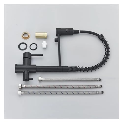 Fonction de purification de l'eau pour ce mitigeur de cuisine à double bec orientable chrome