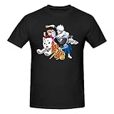 Gintamas Shirt Men's Personalised Short Sleeve T Shirt Fashion Graphic Tees Cool Casual Tops Black Xx-Large