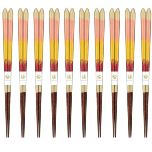 J-kitchens 箸 10膳セット お弁当 ピクニック 行楽用 運動会 来客用 おもてなし 木製 萌 21.0cm 食洗機対応 日本製