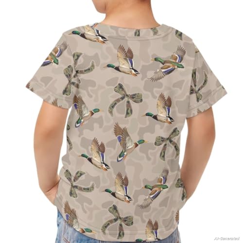 Image of Renewold Kids Novelty T-Shirt for Girls Boys Short Sleeve Crewneck Summer Tee Soft Breathable Graphic Shirt for Age 2-16