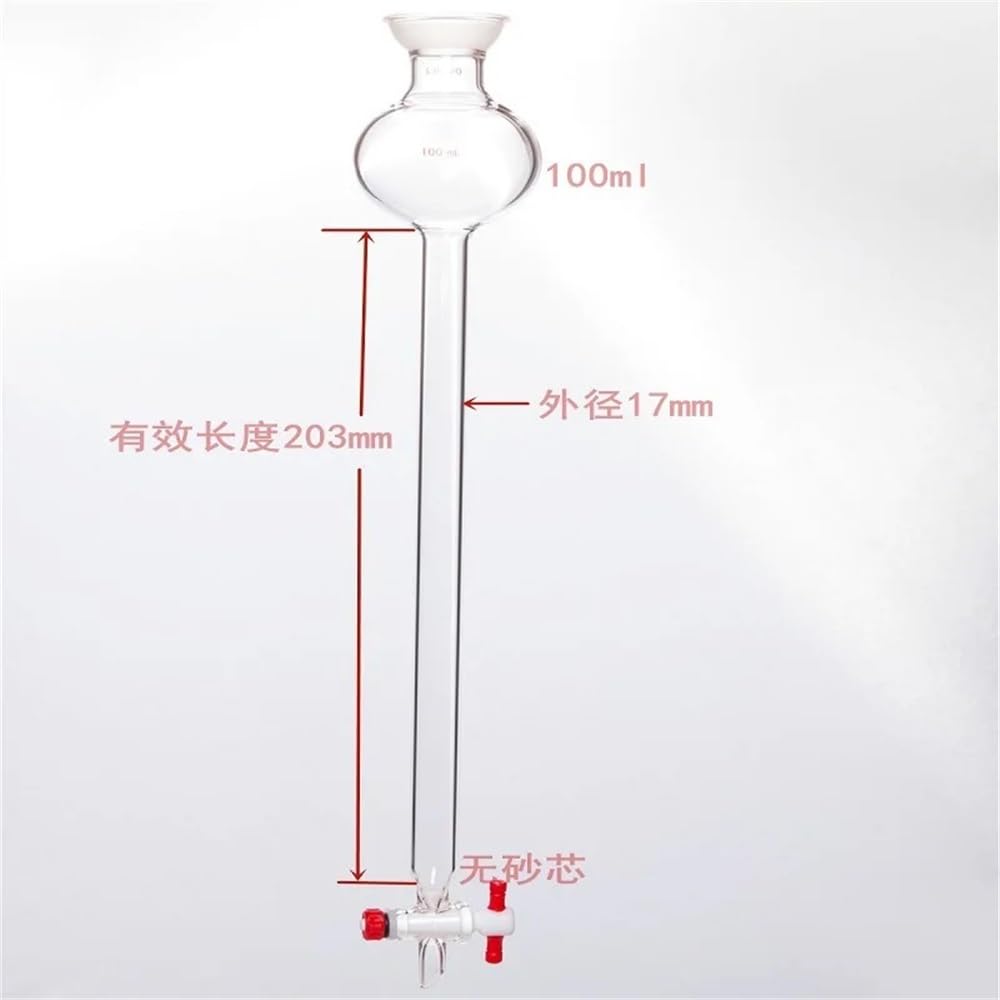 Adaptador de vidrio, Vac Flujo Ctrl Adptr Flash Col Stor Esfera Bola Grnd Jnt 35/20 2mm PTFE Válvula C38 Mult Sz(C381740)
