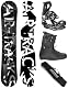 Snowboard Airtracks Set Refractions Game 155 mit breitem Board