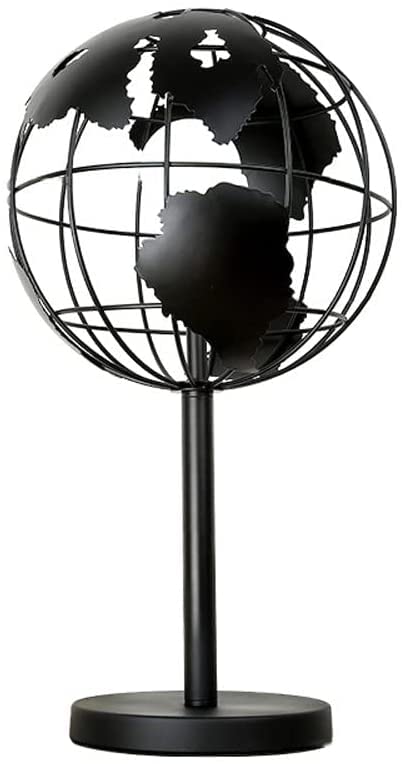 ZEDARO Neixy- Nordic Creative Earth Globe Table Light Iron Craft Desk Lamps for Living Room Bedroom Bedside Office Home Lighting Fixtures Decoration