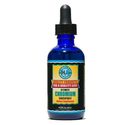 Complete H2O Minerals Chromium Ionic Mineral Water Ultimate Concentrate 750 Ppm 2 Fl. Oz. #TOP7