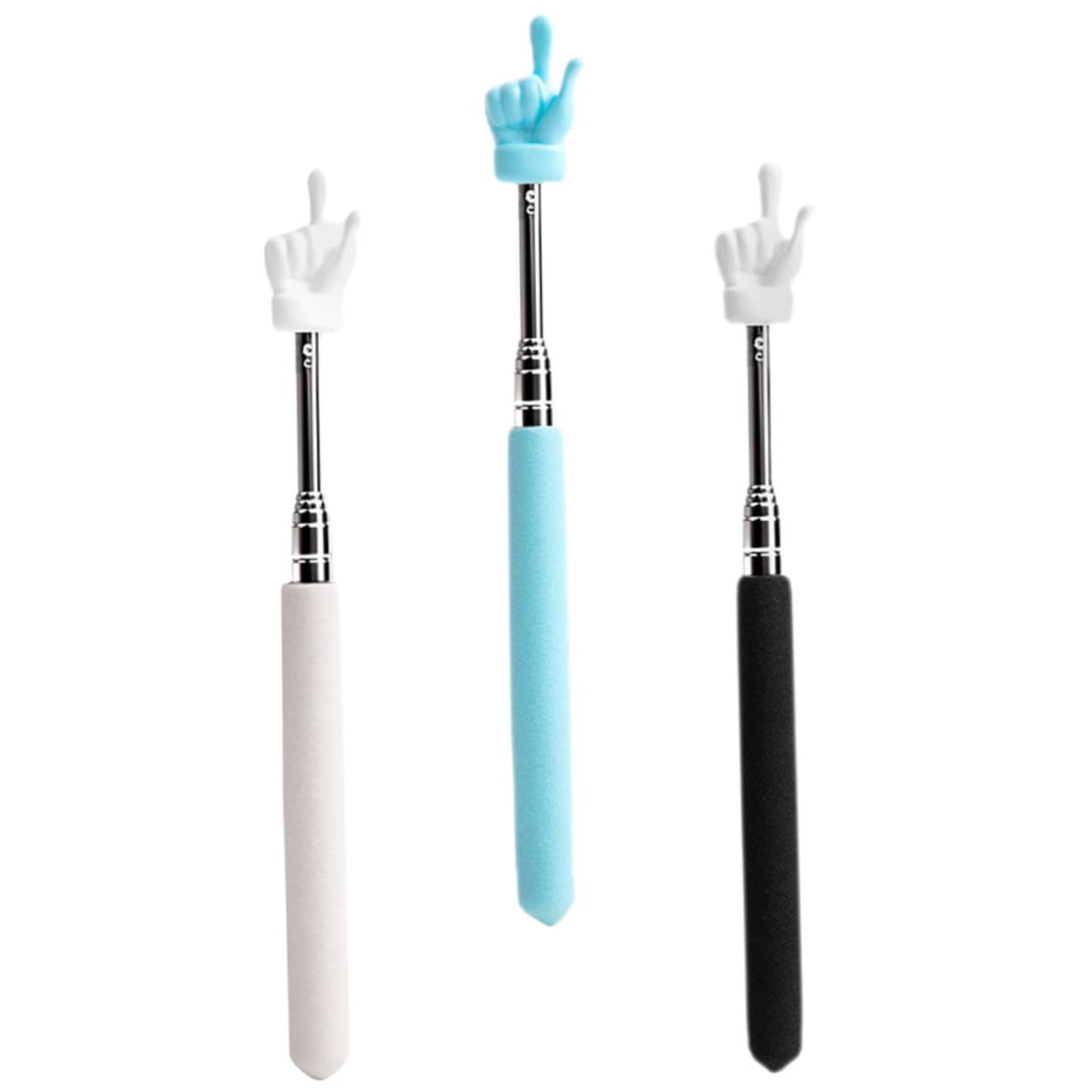 Generic 3pcs Reading Pointing Rods for Teachers Handheld Blackboard Pointer Sticks Lake and Practical Teaching Accessories for Presentations and Training