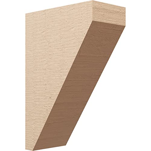 11"W x 22"D x 33"H Classic Concord Rough Cedar Woodgrain TimberThane Corbel, Primed Tan