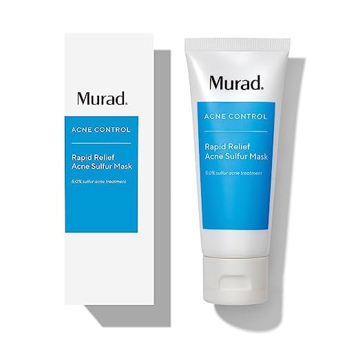 Murad Rapid Relief Acne Sulfur Mask - 5% Sulfur, Salicylic Acid - 2.5 Fl Oz
