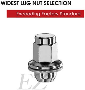 EZAccessory Lug Nuts for 5 or 6 Lug Factory Landcruiser Tundra OEM Mag M12x1.5 Thread Set of 24