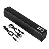 TV Sound Bar Wireless Bluetooth Stereo HiFi Double Bass Speaker Noise Cancelling Heavy Bass Home Theatre Soundbar with Led Display Support FM/AUX/USB/TF Card