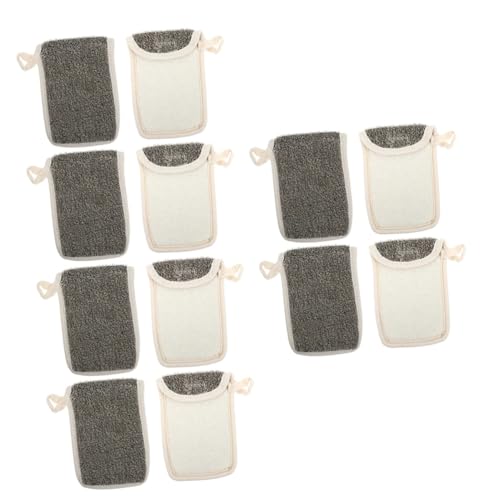 Sachets exfoliants portables MAGICLULU lot de 3 pour un gommage moussant doux sous la douche