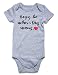 BFUSTYLE Infant Baby Boys Girls Unisex Pregnancy Reveal Bodysuit Happy 1St Mother's Day Mommy Sports Romper Solid Cotton Summer Heart One-Piece Jumpsuit Sunsuit 1/2 Birthday Romper 3-6 Months