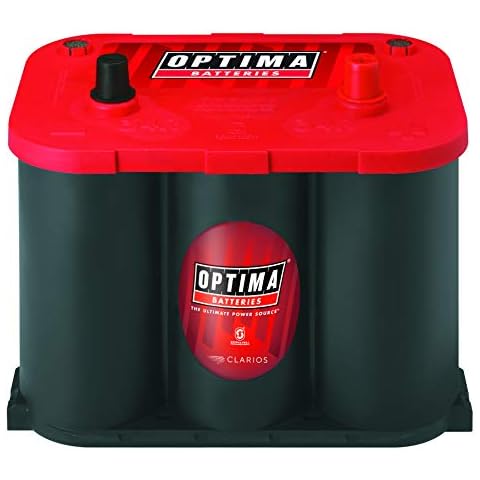 OPTIMA Batteries High Performance 34R RedTop Sealed AGM Car, Truck and SUV Starting Battery, 800 CCA, SAE Terminal, Maintenance Free, Versitile Mounting Cover