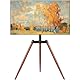 RFIVER Tripod TV Ständer Stativ Ständer Tripod Fernsehständer TV Bodenständer mit Staffelei Höhenverstellbar Schwenkbar für 32-65 Zoll Fernseher Max Vesa 400 * 400mm 35kg