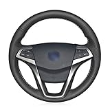 Tipo de material: cuero DYBANP Cubierta de Volante de Coche de Cuero Negro para Changan CS35 EADO-Red Thread
