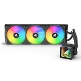 Sharkoon S100 ARGB AIO Black, chłodzenie wodą