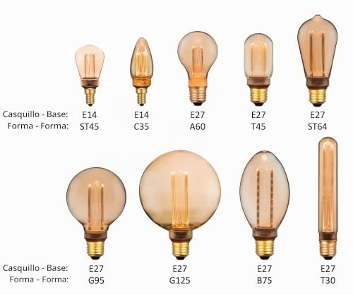Bombillas LED E14 C35 vintage de luz extra cálida para ambiente acogedor 4