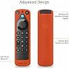 Made for Amazon Remote Cover Case, for Alexa Voice Remote Pro (2022 Release) | Orange