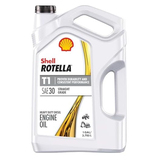 Shell Rotella T1 Conventional SAE 30 Diesel Engine Oil (CF-2/SL, 1-Gallon, Single)