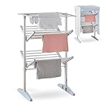 Minky Vertex Tower SureDRI Heated Airer with Cover. 15m Drying Space and 14Kg Capacity. Electric Drying Rack, Fast Drying Heated Clothes Airer. Compact & Portable Electric Clothes Dryer