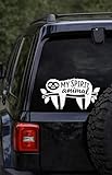 H-TRADINGS Exquisite Sloth is My Spirit Animal White Vinyl Decal Sticker Perfect for SUV car Laptop Bumper Window Sportbikes Snowmobiles 7.5 X 4.5 INCHES