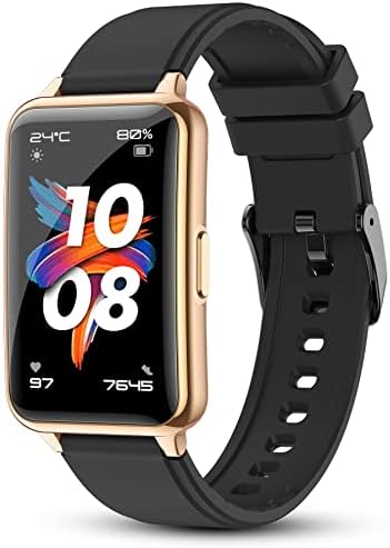 ToyCod Smart Watch with Bluetooth APP, 1.57'' Touch Screen Fitness Tracker with Heart Rate Monitor, Sleep Blood Oxygen Monitor, Pedometer, IP68 Waterproof Smart Watch for Android iPhones iOS