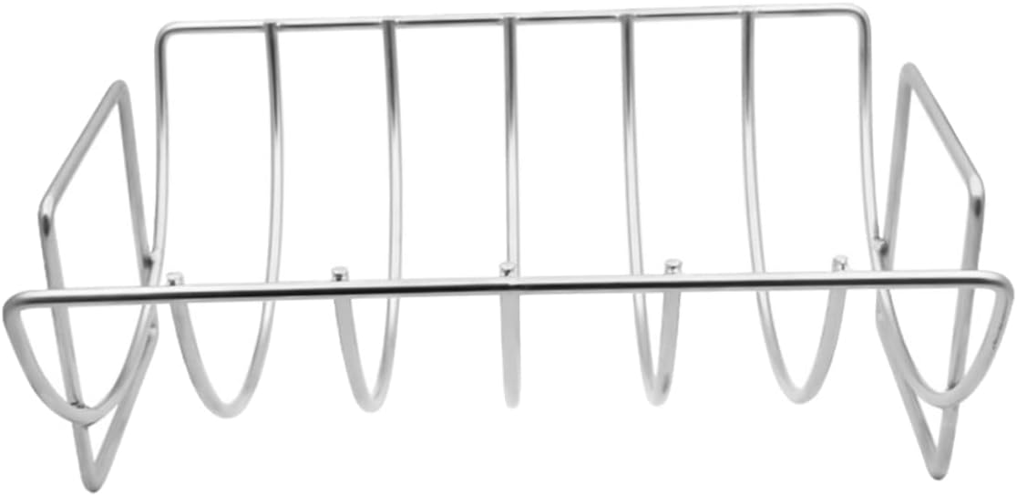 GALPADA 1pc BBQ Rib Rack Heavy-Duty Grilling Stand for Lamb Beef Ribs Steak for Gas Grills Easy to Clean All Airflow for Even Cooking