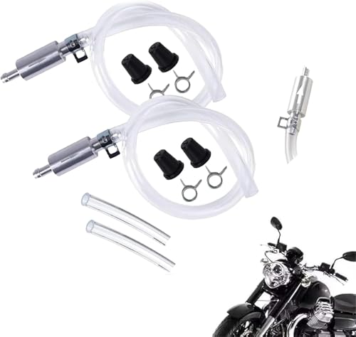 Brake Bleeder Hose One Way Check Valve, Tasutterr Brake Bleeder, One Way Check Valve Tube Bleeding Tool Kit for Hydraulic System Bleeding, One Man Hydraulic Motive Brakes Nozzle Clamps