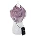 Contempo Lifestyles Women's Scarves - Knit Infinity Scarf with Fringe - Warm- Circle Loop - Lightweight - Soft Winter Scarf - Fashion Colorful Lumberjack - Gift For Her