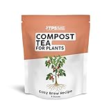 TPS NUTRIENTS Compost Tea Starter, Includes Easy and Fast Acting Brew Recipe, Organic Dry Granular Nutrients Plus Probiotics for Plants and Gardens (6 Ounces)