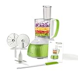 Genius Feelvita Food Processor inkl. GRATIS Julienne Scheibe Set 10 tlg