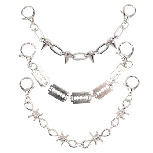 [VANZACK] �X�e�����X���ϋv�� �C�̑����ɍœK�g���₷���p���N�X�^�C���̃A�N�Z�T���[ �_���X��q�b�v�z�b�v�V���[�Y�� 3����V���o�[�V���[�`���[���`�F�[��