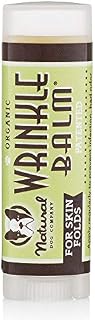 Natural Dog Company - Wrinkle Balm | Cleans and Soothes Dog Wrinkles and Skin Folds, Perfect for Bulldogs, All Natural, Organic Ingredients 0.15oz Travel Stick