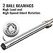 RitFit 7-foot Olympic Barbell Bar, General Purpose Weight Bar Suitable for Olympic Lifts and Power Lifts, 500LBS Capacity