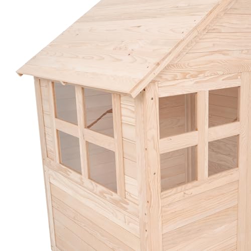 TP Buttercup Cottage Holzspielhaus, FSC-zertifiziertes Holz, anpassbares Design, Plexiglasfenster, optionaler Boden und Veranda, Outdoor-Spaß für Kinder, ab 2 Jahren