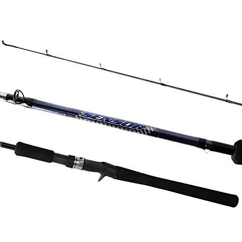 Kit Pesca Carretilha AF103 11 Rolamentos + Vara Sensor Carbono 1,68m 8-17 Libras cor:preto;lado:esqu