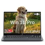 KAIGERR Gaming Laptop AMD Ryzen 5 7430U 15.6-in AMD Laptops, 16GB DDR4 512GB NVMe SSD Traditional Laptops, Win-11 Pro Numeric Keypad WiFi 6 HDMI Type-C USB-3.2 Webcam 3.5mm Audio Ordinateur Portable