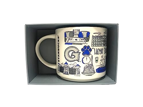 Starbucks Been There Campus Georgetown University 14oz Taza miniatura 2