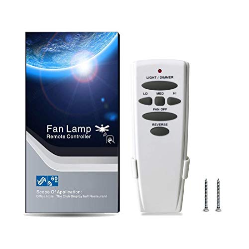 Uc7078T Ceiling Fan Remote Control Replacement Of Hampton Bay Uc7078T, With Reverse #TOP5