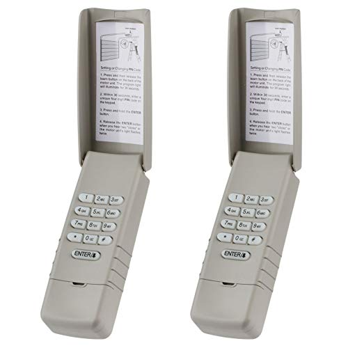 2 Keyless Entry Keypad for Liftmaster 977LM Garage Door Openers